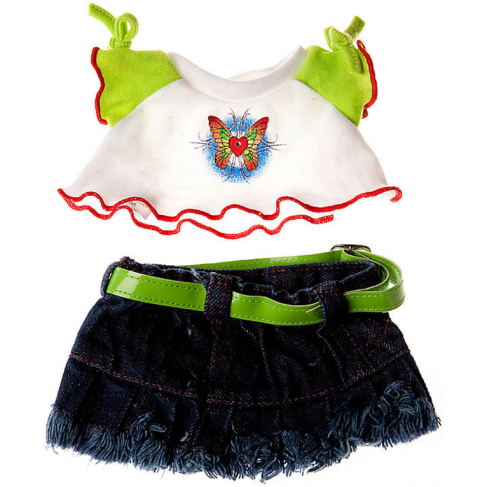 Butterfly Denim 8" Outfit
