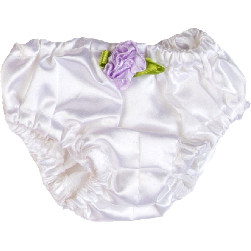 White Satin Knickers