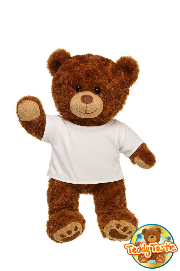 White Teddy Bear 16" T-Shirt (x5)