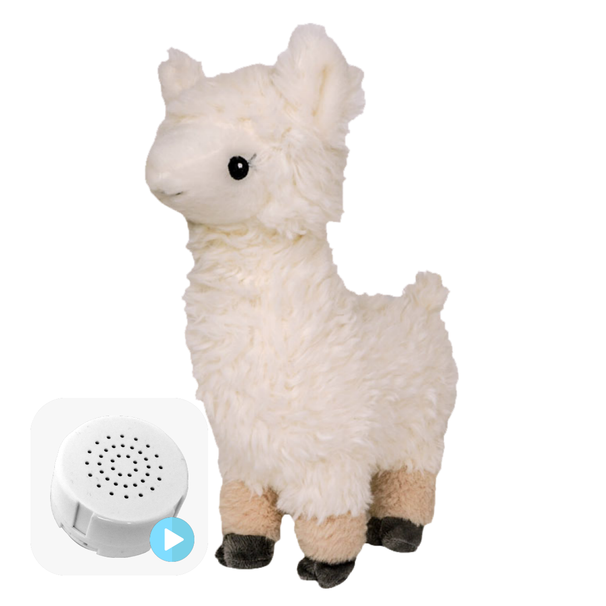 Loopy Llama 8" Baby Heartbeat Bear