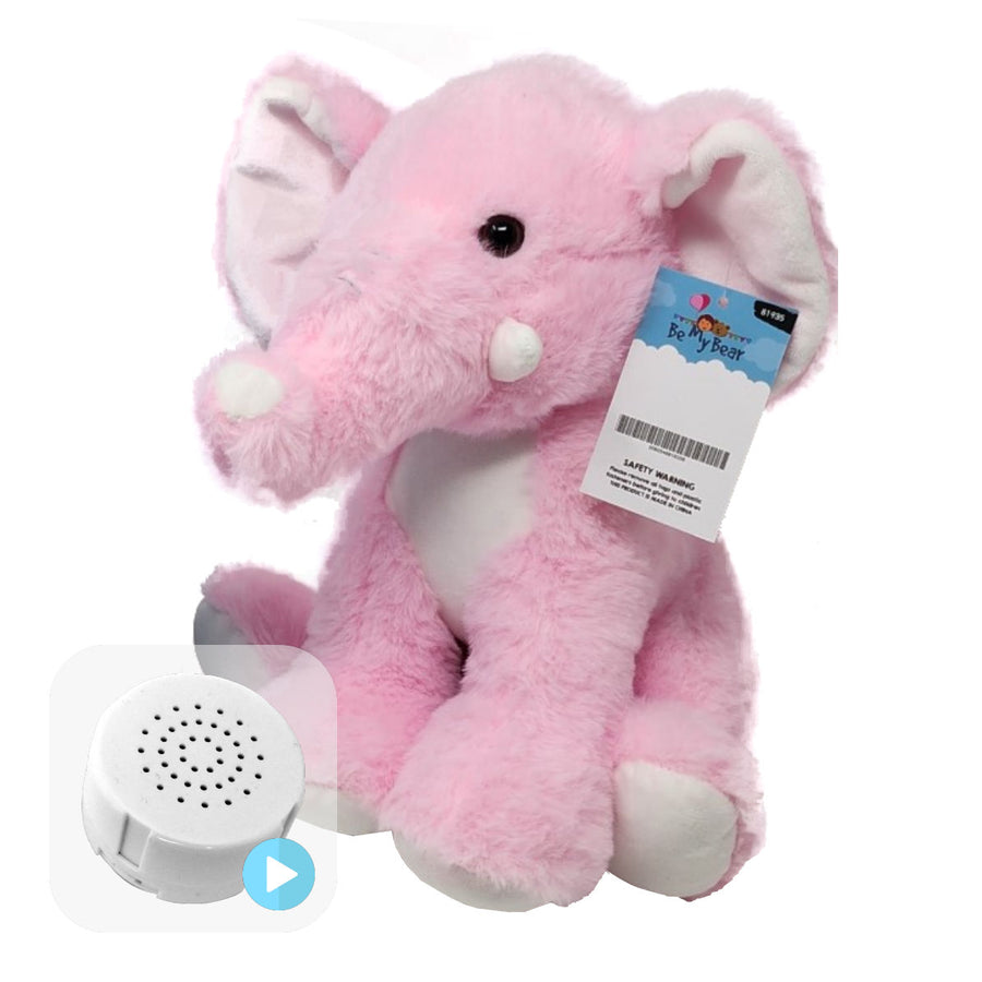 Pink Elly 10" Baby Heartbeat Bear