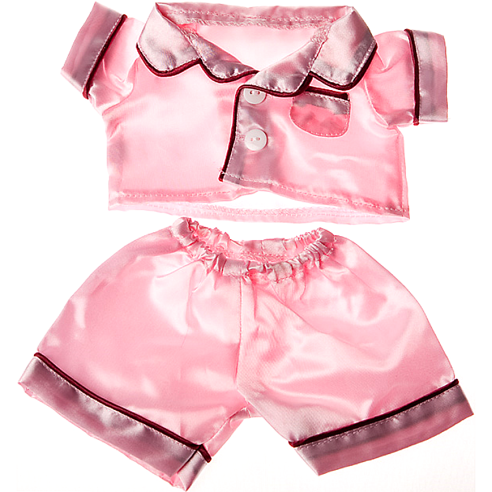 Satin Pink Pj's 8" Outfit