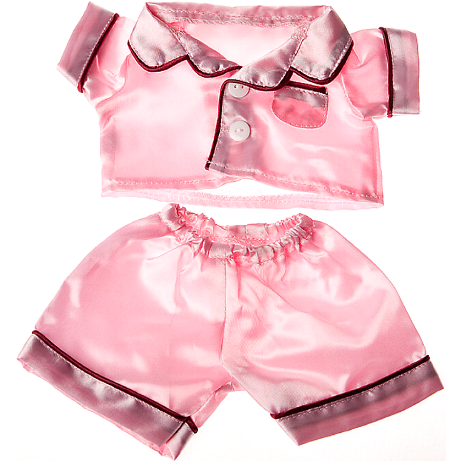 Satin Pink Pj's 8" Outfit