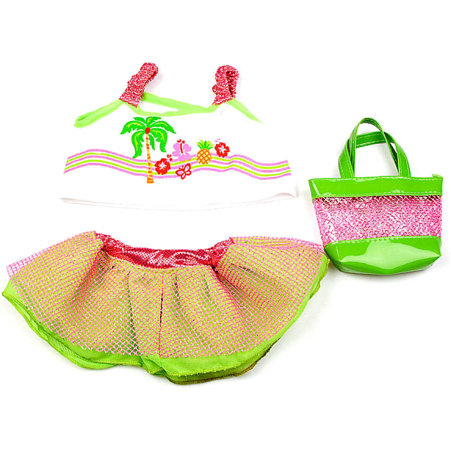 Hawaiian Girl 8" Outfit