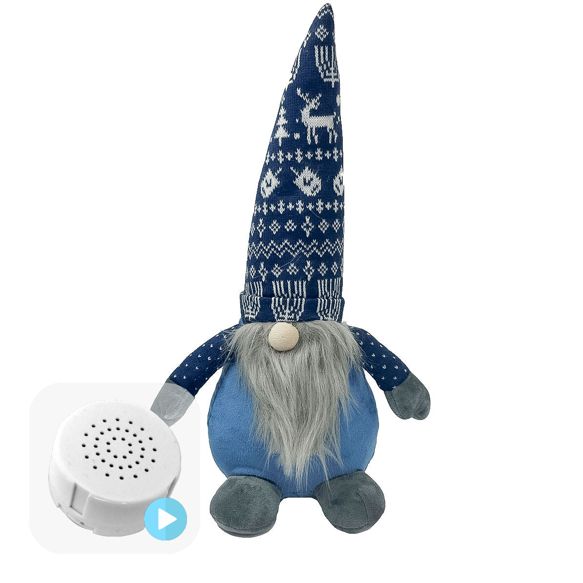 Blue Gonk 16" ECO Baby Heartbeat Bear