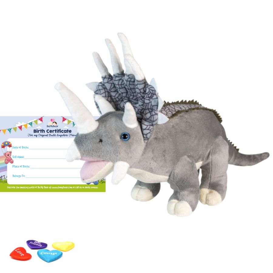 Cuddly Triceratops 16" Animal Skin