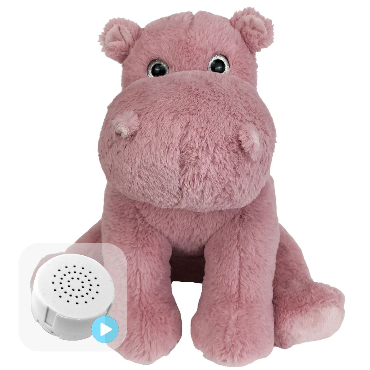 Henley the Hippo 16" ECO Baby Heartbeat Bear