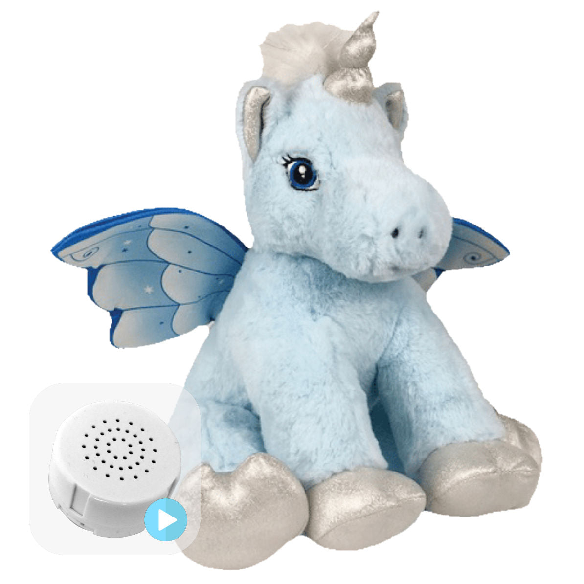 Skye the Unicorn 16" ECO Baby Heartbeat Bear