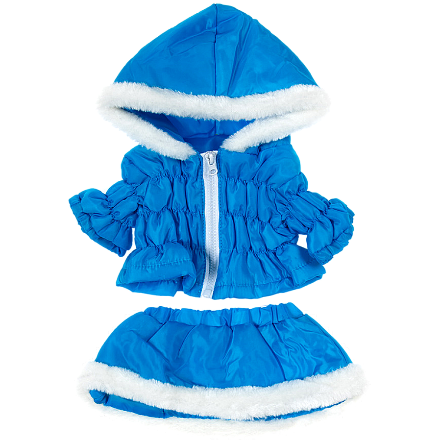 Blue Parka & Skirt 16" Outfit