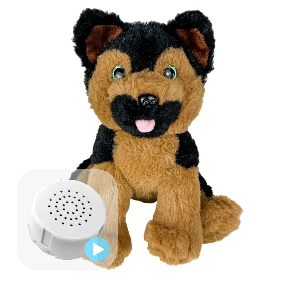 Duke German Shepherd 8" Eco Baby Heartbeat Bear