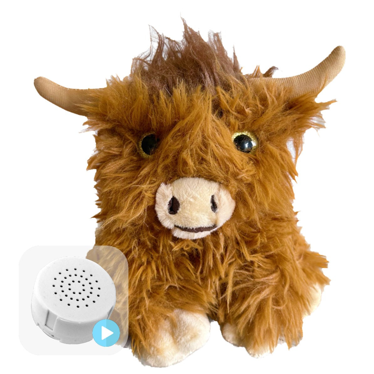 Highland Cow 8" Baby Heartbeat Bear