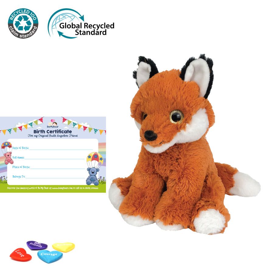Finn The Fox Eco 8" Animal Skin
