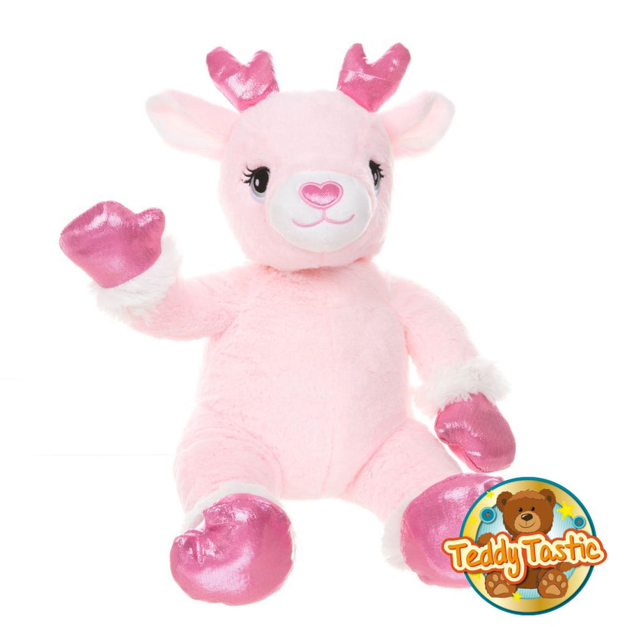 Cupid the Pink Reindeer 16" Animal Skin