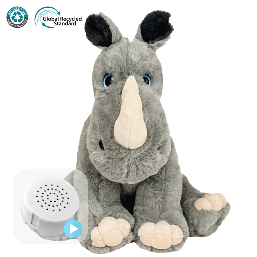 Riley the Eco Rhino 16 " Heartbeat Bear