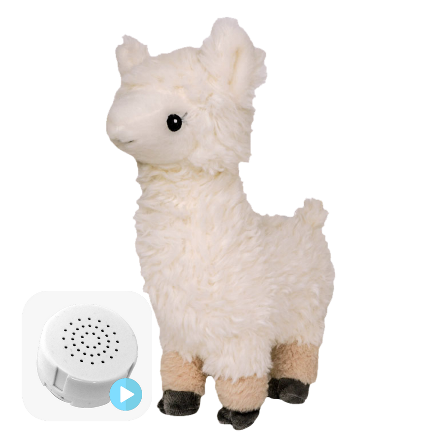 Loopy Llama 8" Baby Heartbeat Bear