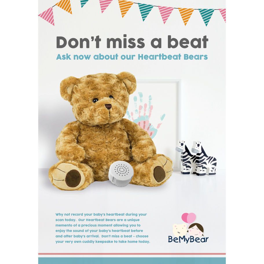 Heartbeat Bear Poster