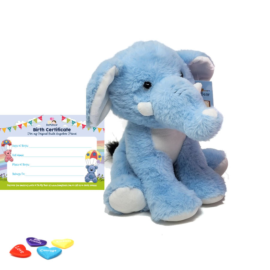 Blue Elly 10" Animal Skin