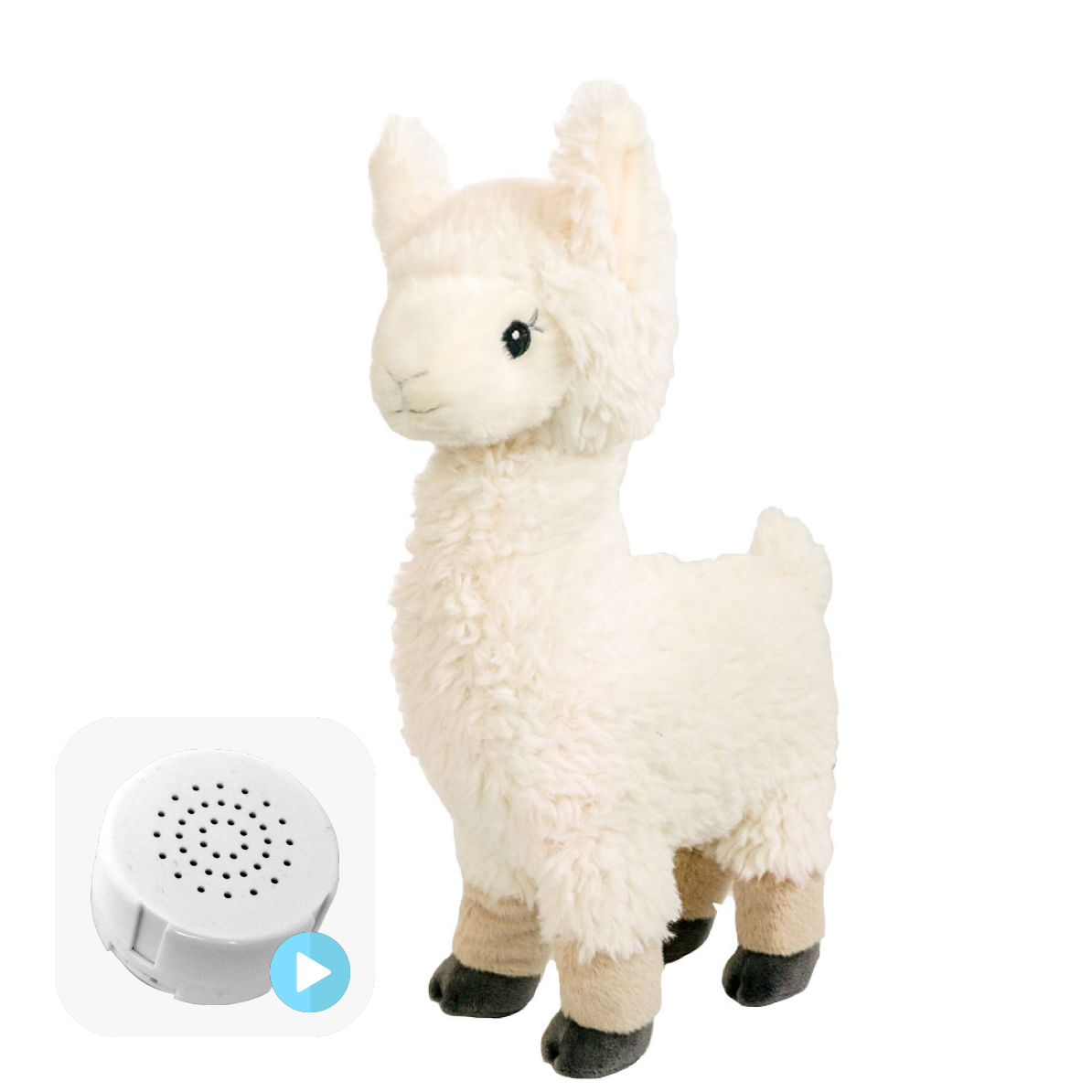 Lenny The Llama 16" Baby Heartbeat Bear