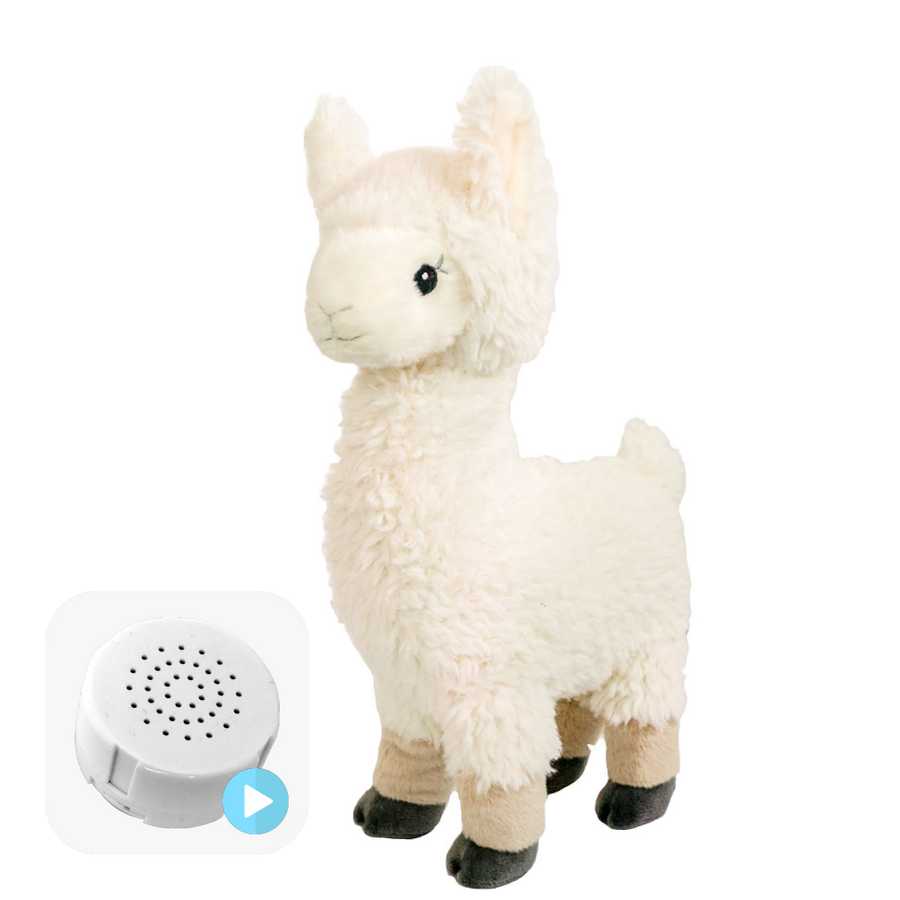 Lenny The Llama 16" Baby Heartbeat Bear