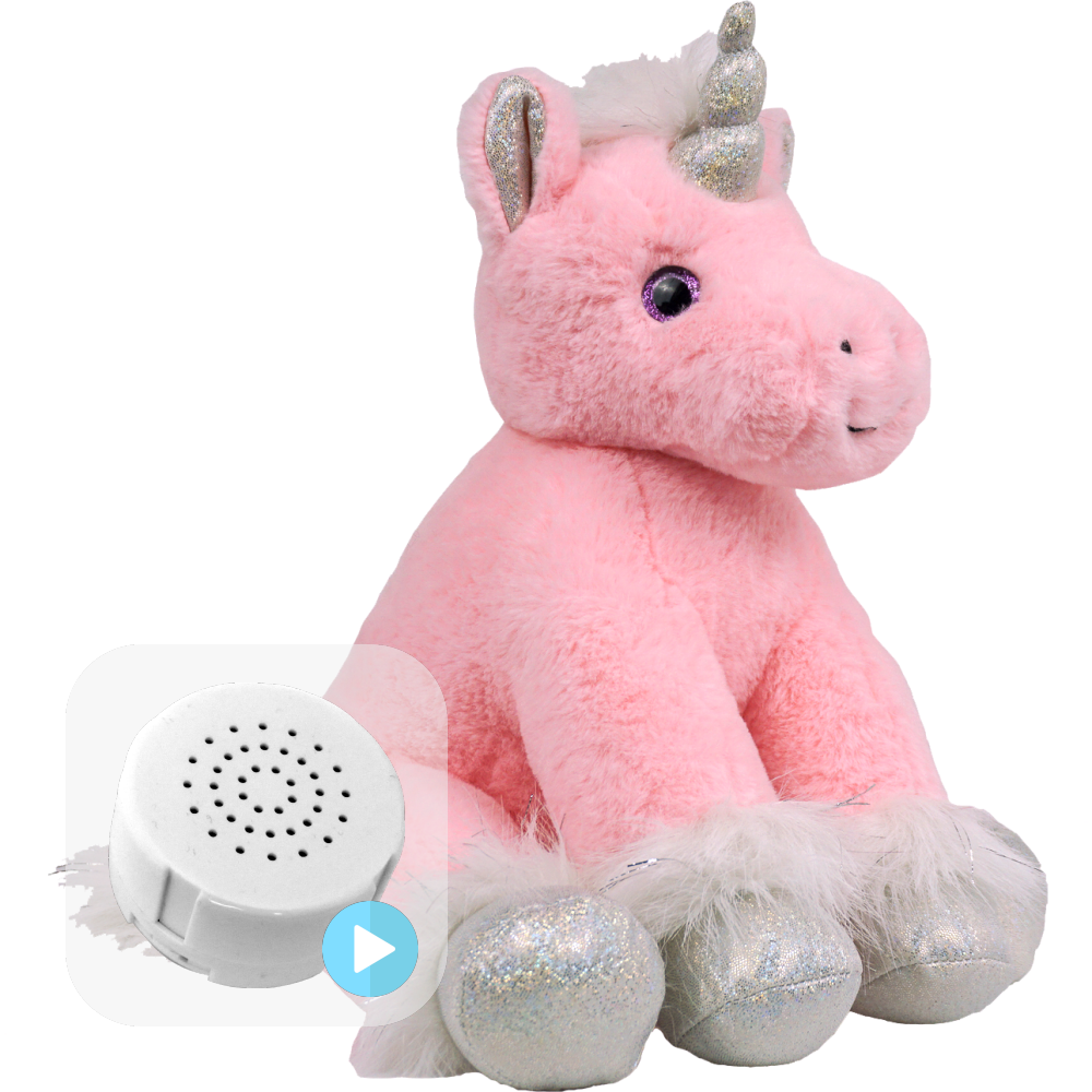 Magic Unicorn 16" ECO Baby Heartbeat Bear