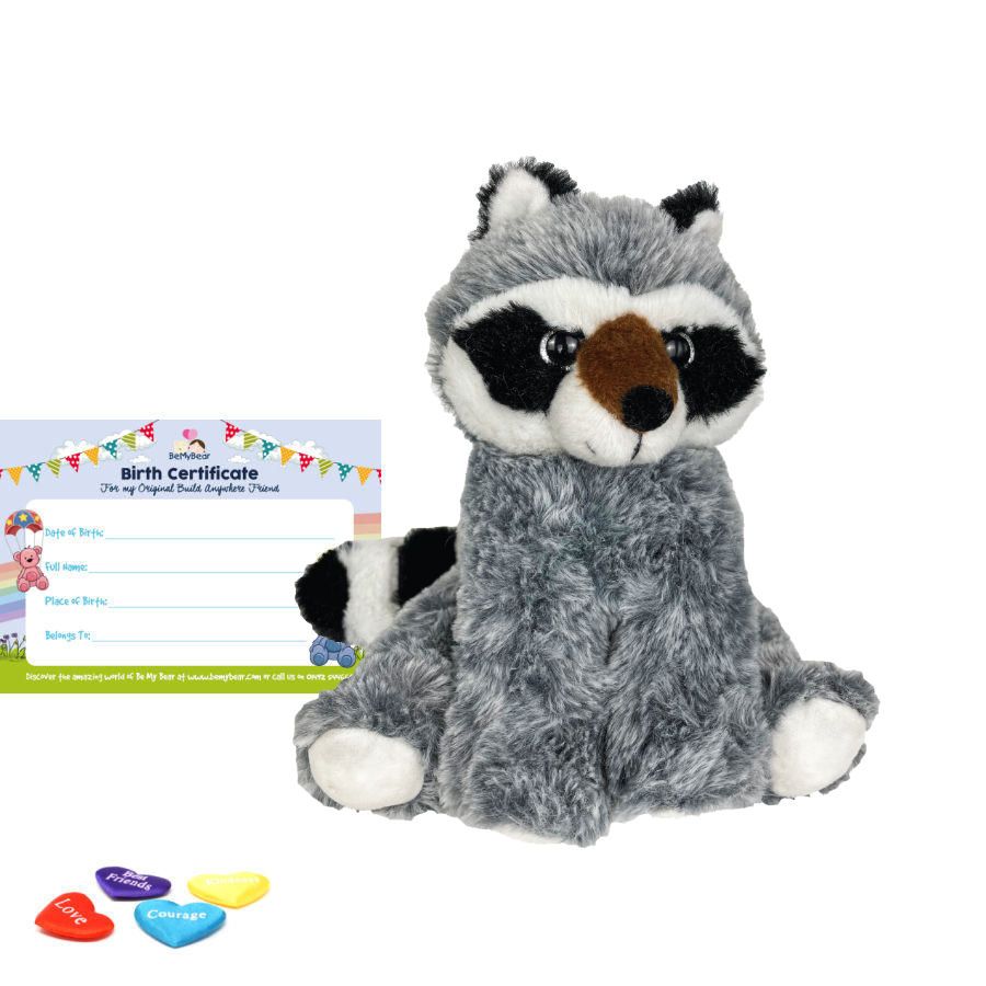 Bandit the Racoon Eco 8" Animal Skin