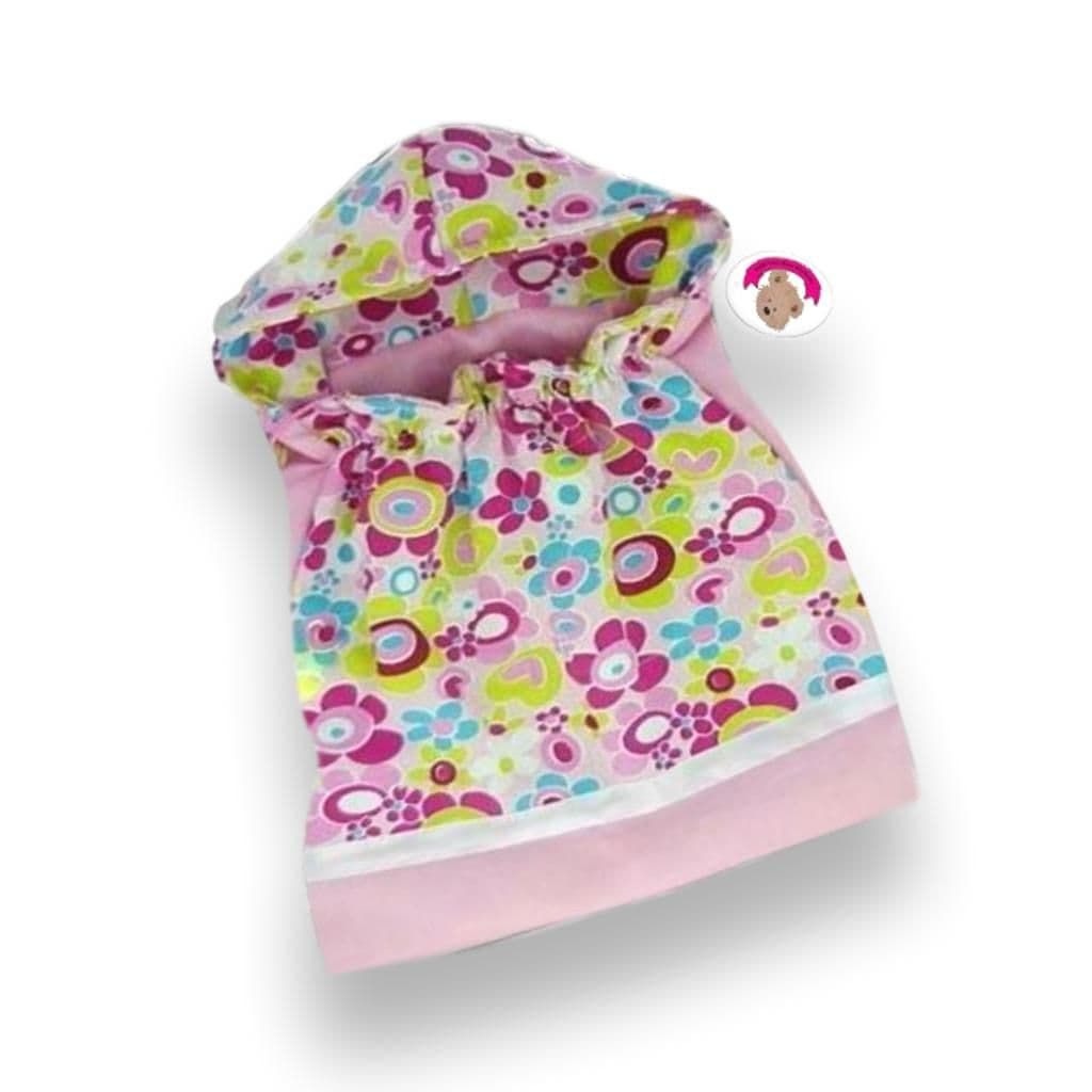 Teddy Bear 16" Flower Design Sleeping Bag