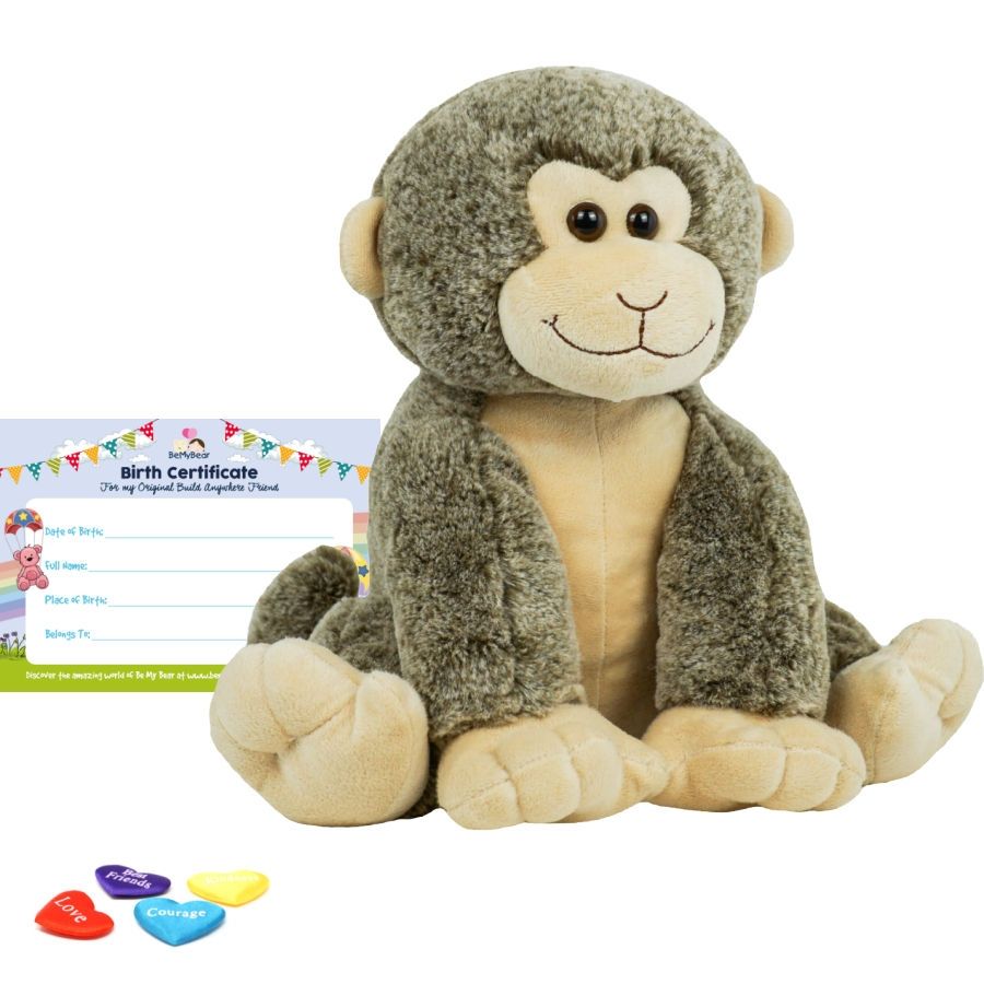 Smiley Monkey 16" Animal Skin