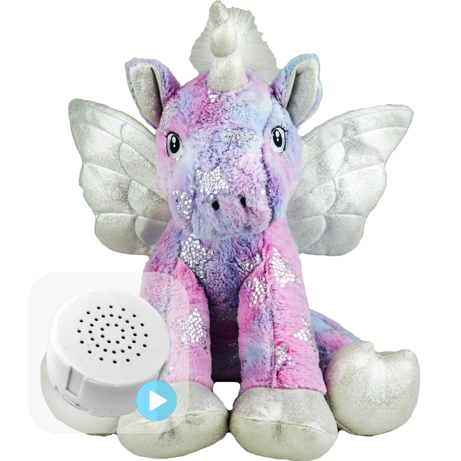 Stardust Unicorn 16" Baby Heartbeat Bear