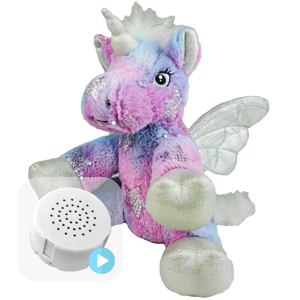 Stardust Unicorn 8" ECO Baby Heartbeat Bear