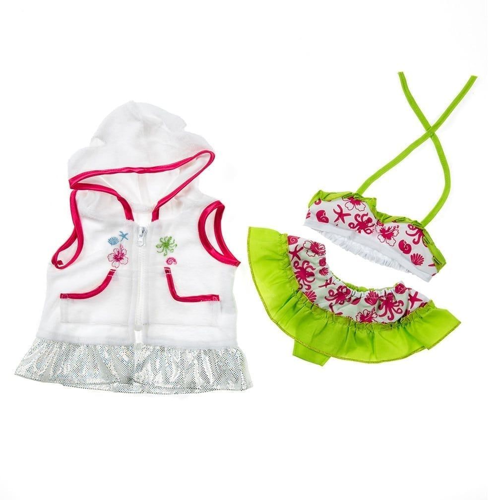 Swimsuit & Coverup 16" Outfit