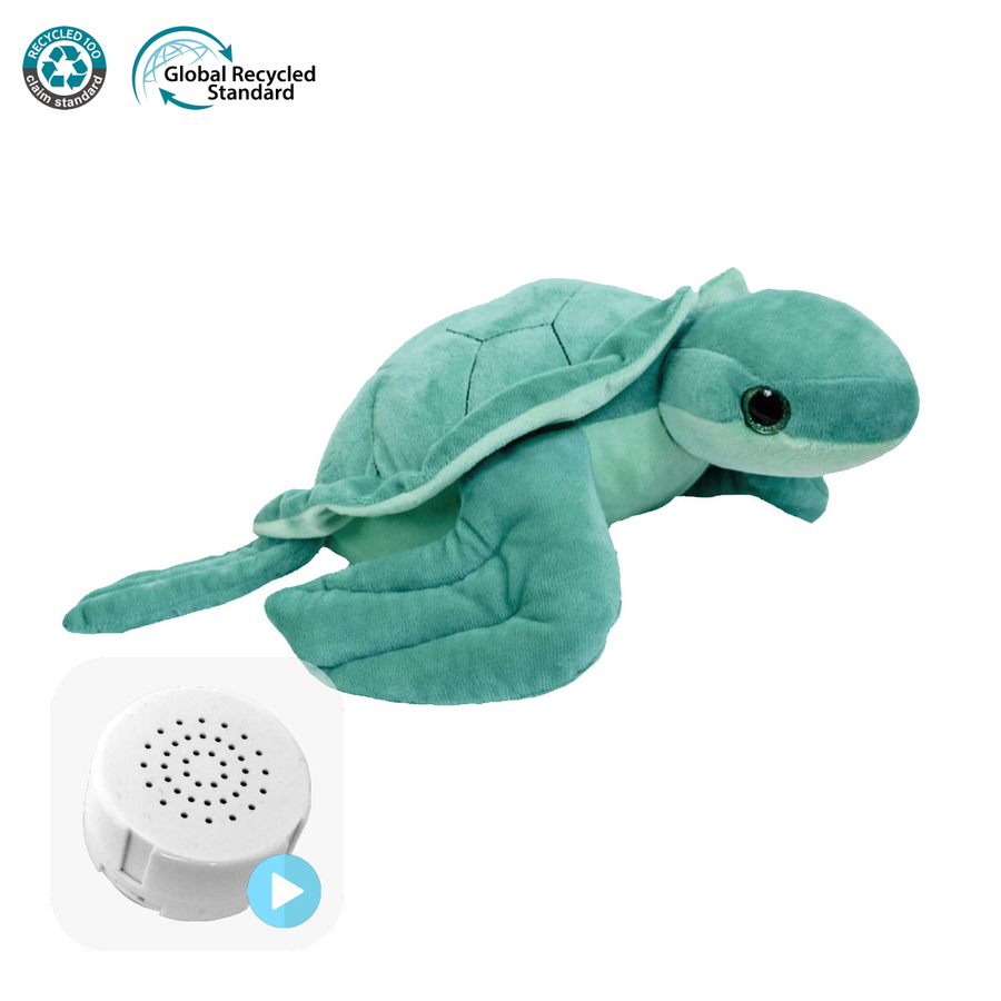 Seaweed Sea Turtle ECO 16" Baby Heartbeat Bear
